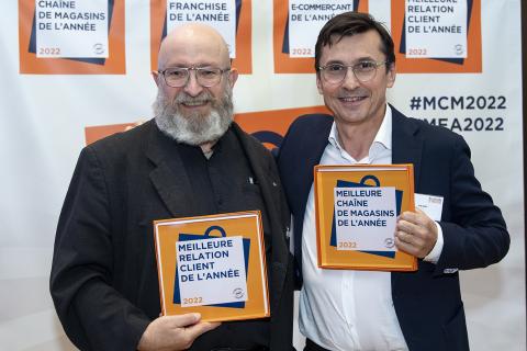 Xavier Buchet et Eric_Plat - Meilleure chaine de magasins 2022